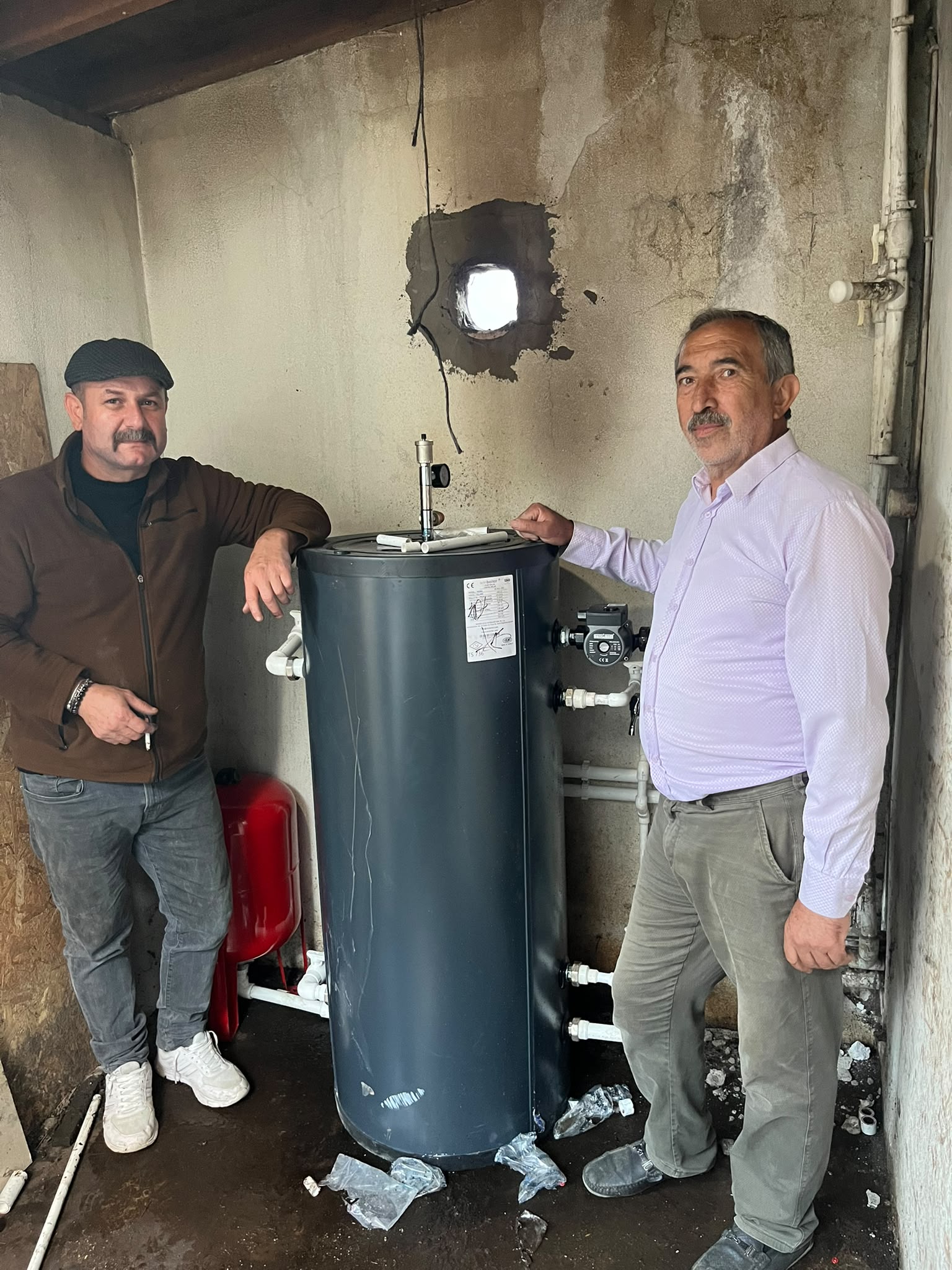 Bolu taşkesti karaçomak köyü ısı pompası ve tesisatı projemiz tamamlandı